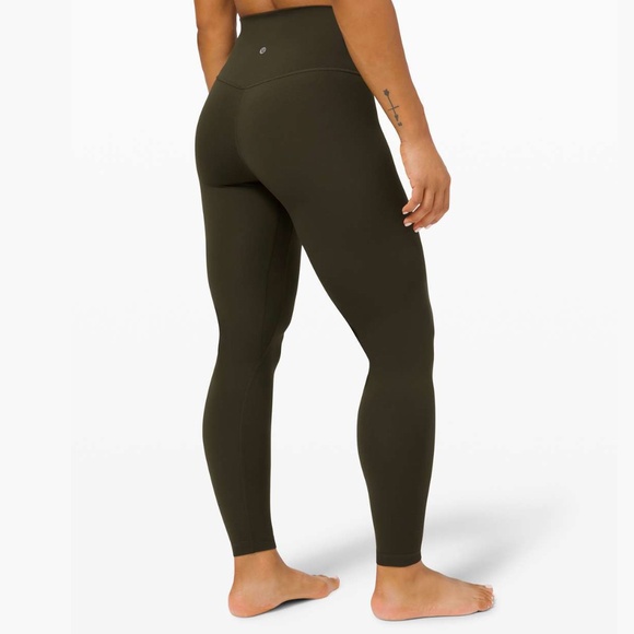 Lululemon Align High Rise Pant in Dark Olive (Size 6 Tall) - Picture 1 of 7